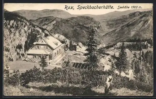 AK Speckbacherhütte, Berghütte an der Rax