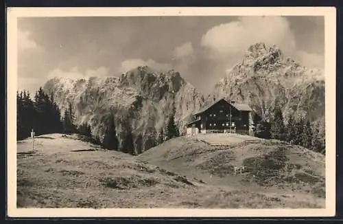 AK Mödlinger Hütte, Ansicht gegen Reichenstein u. Sparafeld