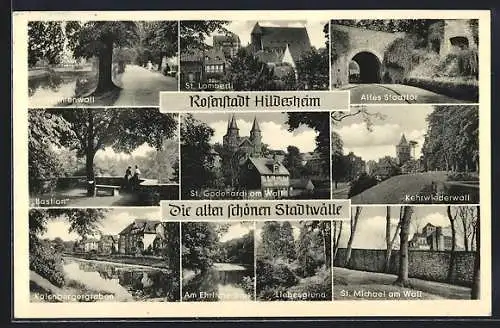 AK Hildesheim, Alte Stadttor, Kalenberger Graben und Kehrwiederwall