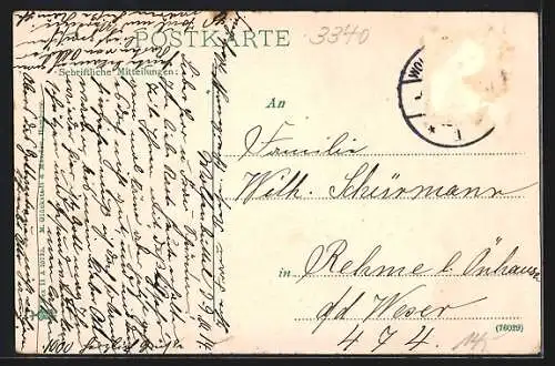 AK Wolfenbüttel, Partie am Kaiserplatz