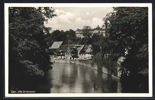 AK Eger, Alte Gerbereien am Fluss