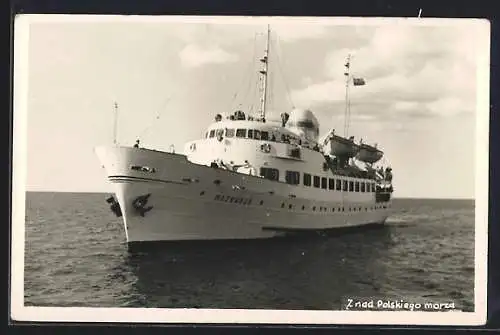 AK Passagierschiff Mazowsze im Polnischen Meer