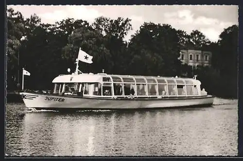 AK Havelbus Jupiter auf dem Kleinen Wannsee