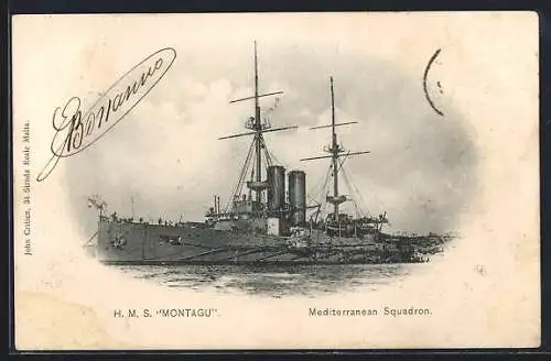 AK Kriegsschiff HMS Montagu, Mediterranean Squadron