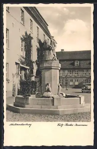 AK Neubrandenburg, Der Fritz-Reuter-Brunnen