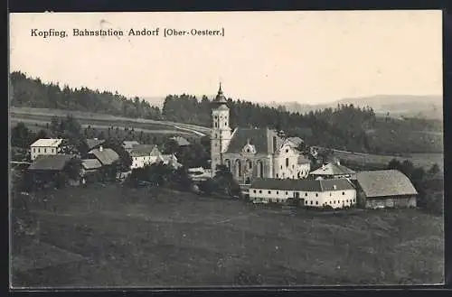 AK Kopfing, Kirche im Ortsbild