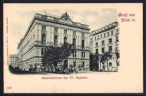 AK Wien, Gemeindehaus des III. Bezirkes