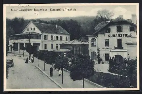 AK Sauerbrunn, Kuranstalt & Trinkhalle