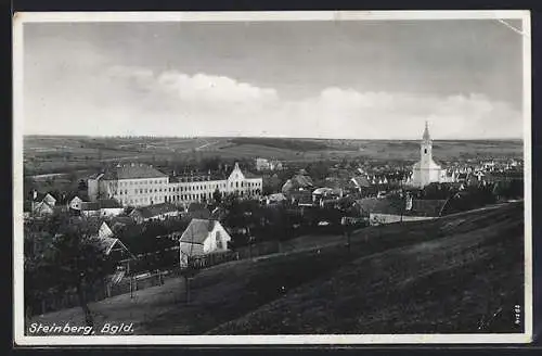 AK Steinberg /Bgld., Ortsansicht aus der Vogelschau