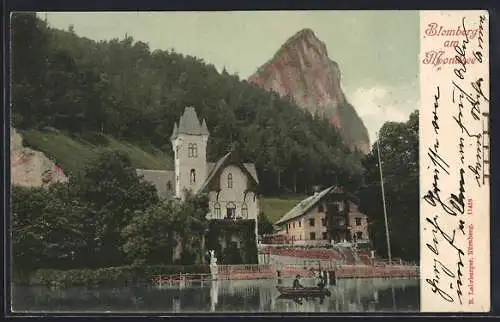 AK St. Lorenz, Plomberg am Mondsee, Ortspartie