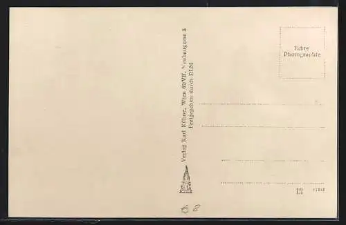 AK Eggenburg, Platz mit Denkmal