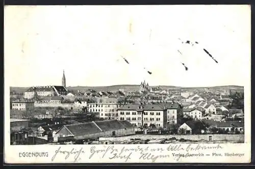 AK Eggenburg, Panorama der Ortschaft