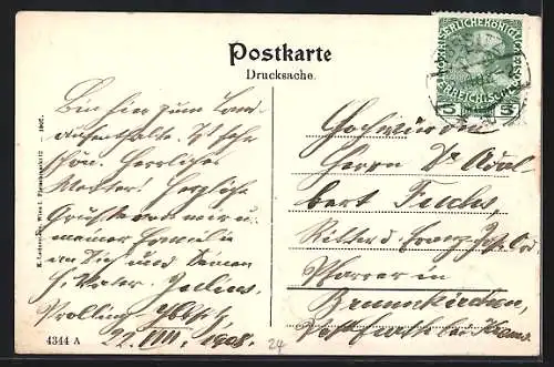 AK Ybbsitz, Ansicht mit dem Prochenberg