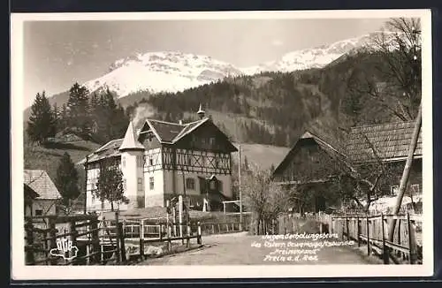 AK Prein a. d. Rax, Blick auf das Erholungsheim Preinerwand