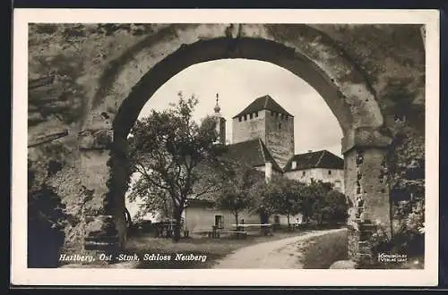 AK Hartberg /Ost-Stmk., Schloss Neuberg