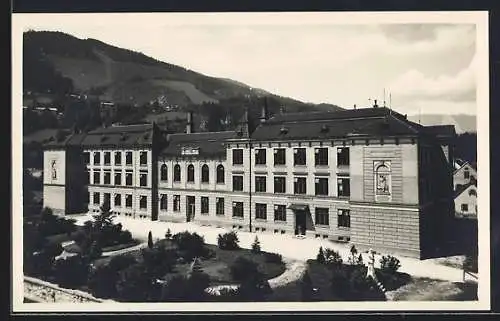 AK Mürzzuschlag, Blick auf die Schule