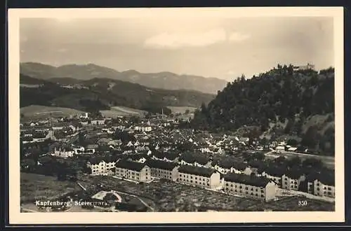 AK Kapfenberg, Teilansicht mit Bergen