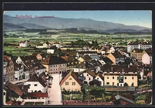 AK Knittelfeld, Teilansicht der Ortschaft mit Blick in eine Strasse