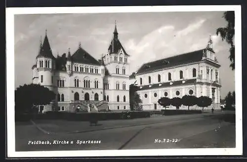 AK Feldbach, Kirche und Sparkasse