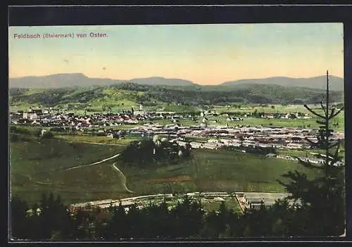 AK Feldbach /Steiermark, Teilansicht von Osten