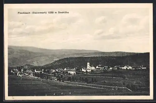 AK Fischbach /Steiermark, Teilansicht mit Kirche