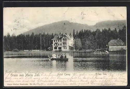 AK Maria Zell, Hotel Cerny am Erlau-See