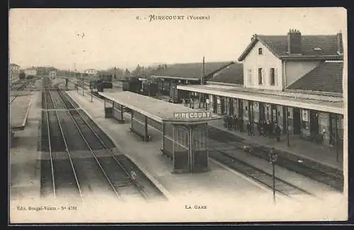 AK Mirecourt /Vosges, La Gare