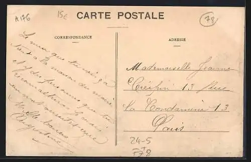 AK Freneuse, Maximum des Inondations, Ruelle de la Chaussée