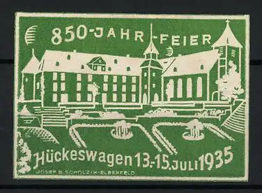 Reklamemarke Hückeswagen, 850-Jahr-Feier 1935, Schlossansicht