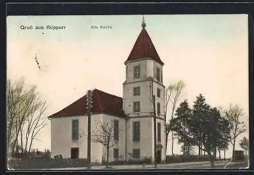 AK Rüppurr, Alte Kirche, Panorama