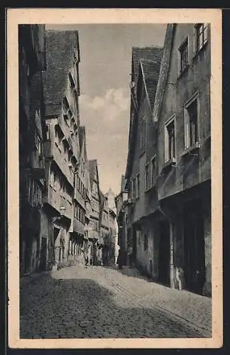 AK Heilbronn, Strassenpartie in der Fischergasse