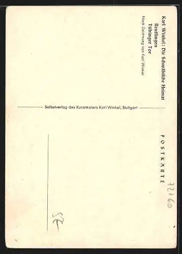 Künstler-AK Reutlingen, Am Tübinger Tor