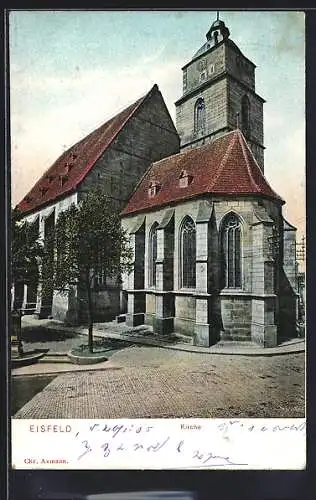 AK Eisfeld, Ansicht der Kirche