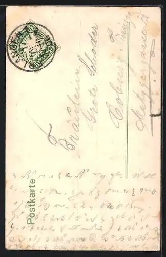 AK Erlangen, Blick durch das Nürnberger Tor