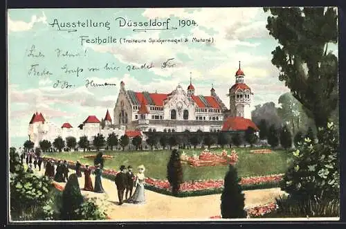 AK Düsseldorf, Ausstellung Düsseldorf 1904, Festhalle