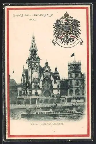 AK Paris, Exposition Universelle 1900, Pavillon Impérial Allemand