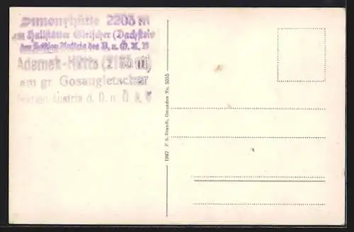 AK Hallstatt /Salzkammergut, Teilansicht mit Dampfer