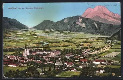 AK Admont /Steiermark, Teilansicht mit Stift