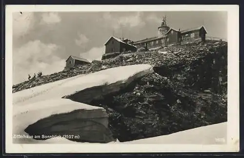 AK Zittelhaus, Blick zur Berghütte