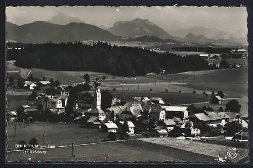 AK Obertrum am See, Teilansicht mit Kirche