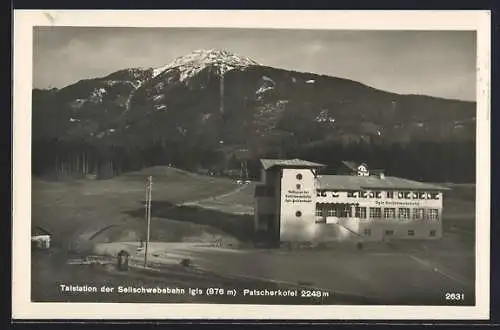 AK Igls, Bahnhof der Seilschwebebahn Patscherkofel