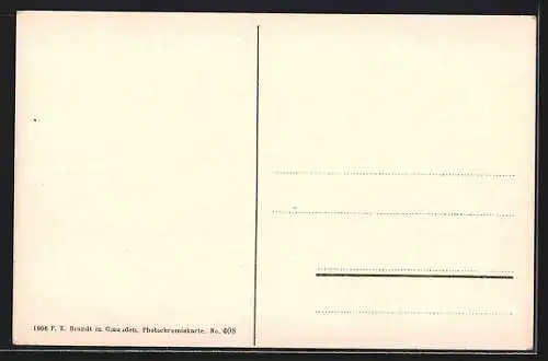 AK Traunkirchen, Teilansicht mit dem Erlakogl