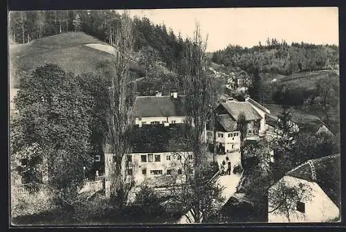 AK Österr. Haibach, Gasthaus Weinhaus zur Mauth