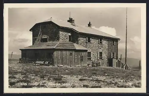 AK Alois Günther Haus, Blick auf die Berghütte