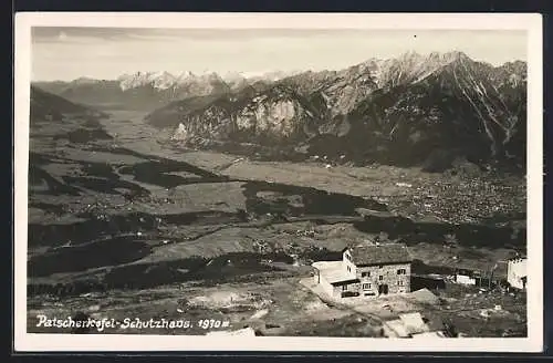 AK Patscherkofel-Schutzhaus, Berghütte und Umgebung