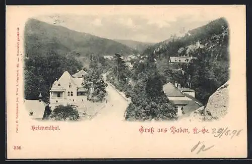 AK Baden-Helenenthal, Panorama