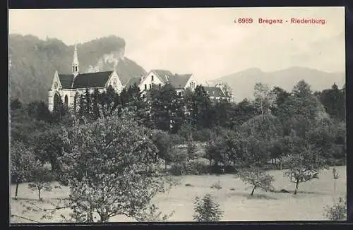 AK Bregenz, Blick auf die Riedenburg