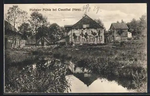 AK Clausthal /Harz, Gasthaus Pixhaier Mühle