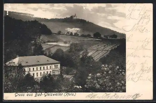 AK Bad Gleisweiler /Pfalz, Ortsansicht in den Bergen