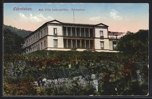 AK Edenkoben, Kgl. Villa Ludwigshöhe, Königsbau